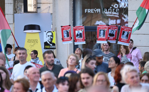 Foto: N. G. / Radiosarajevo.ba / Protesti za Palestinu