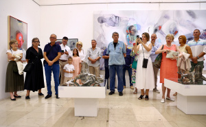Foto: Dž.K. / Radiosarajevo.ba / Izložba "Dijalog transformacije" umjetnika Marka Kusmuka i Juliet Walker