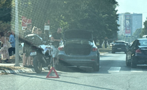Foto: Čitatelj / Sudar u centru Sarajeva