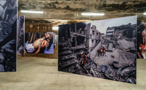 Foto: WARM Festival / Izložba "GAZA: Hronika genocida"