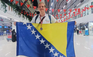 Foto: Press služba KS / Srebrna medalja za BiH na Međunarodnoj geografskoj olimpijadi u Istanbulu