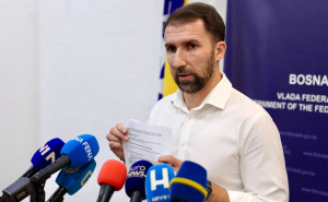 Foto: Dž.K. / Radiosarajevo.ba / Adnan Delić na pressu danas