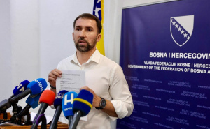 Foto: Dž.K. / Radiosarajevo.ba / Adnan Delić na pressu danas