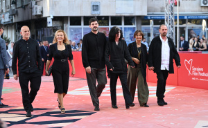 Foto: N.G / Radiosarajevo.ba / Ana Urushadze s ekipom filma "Sporedna uloga"