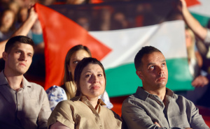 Foto: Dž.K. / Radiosarajevo.ba / Publika uživala na projekciji filma 'Palestina 36'