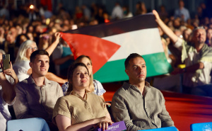 Foto: Dž.K. / Radiosarajevo.ba / Publika uživala na projekciji filma 'Palestina 36'