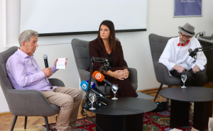 Foto: Dž. K. / Radiosarajevo.ba / Esad Duraković, Adisa Žero, Semezdin Mehmedinović