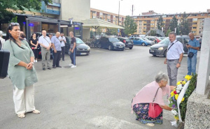 Foto: Općina Novo Sarajevo / Godišnjica ubistva šest Sarajlija na Trgu Heroja