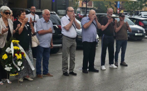 Foto: Općina Novo Sarajevo / Godišnjica ubistva šest Sarajlija na Trgu Heroja
