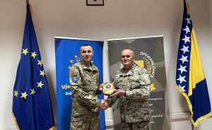 Foto: OS BiH / Potpisivanje sporazuma između OS BiH i EUFOR-a