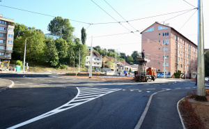 Foto: Dž.K. / Radiosarajevo.ba / Završni radovi na kružnom toku na Grbavici
