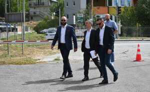 Foto: N.G./Radiosarajevo.ba / Prijavu predali Damir Mašić, Nerin Dizdar i Saša Magazinović