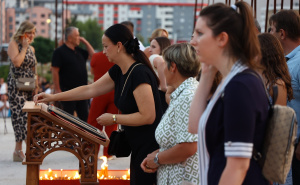 Foto: N.G./Radiosarajevo.ba / Istočno Sarajevo - okupljanje za zločinca Ratka Mladića