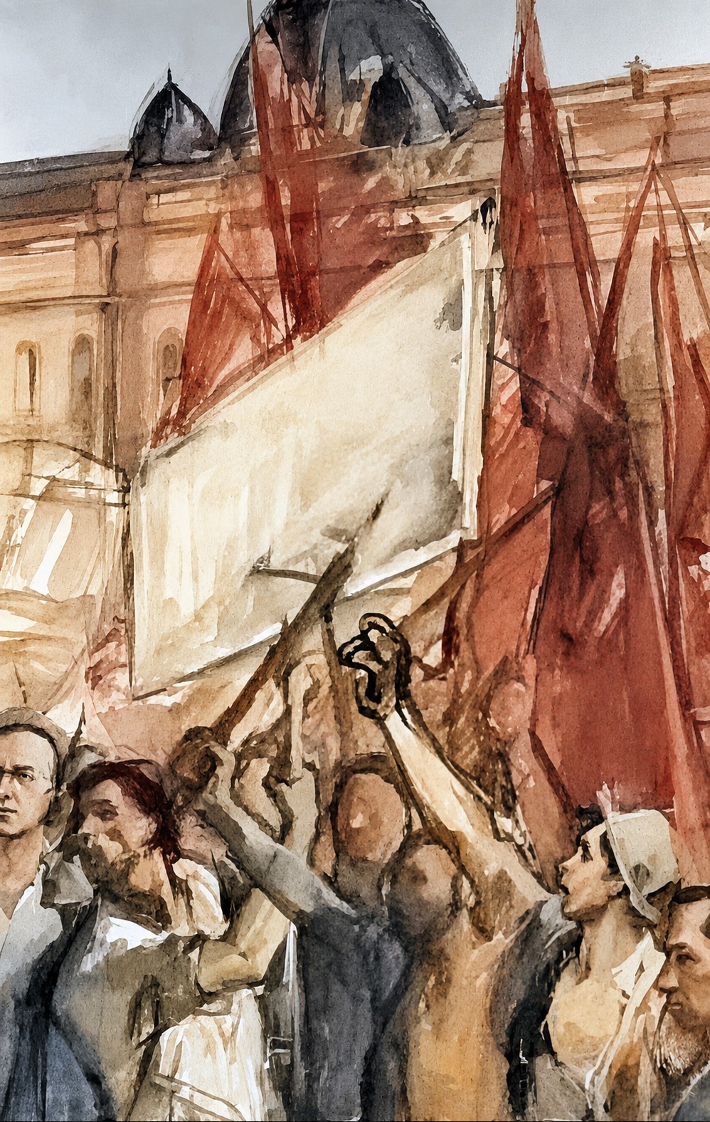 I. Mujezinović: Oslobađane Tuzle. Šaka Paje Patka (detalj)