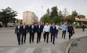 Foto: Kabinet Denisa Bećirovića / Denis Bećirović u Srebreniku