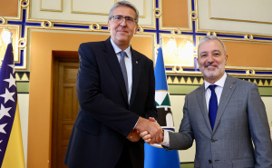 Foto: Dž. K. / Radiosarajevo.ba / Samir Avdić i Jaume Collboni