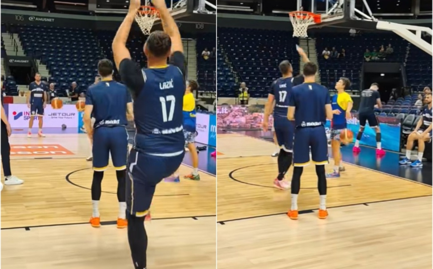 Nurkić u dresu Lazića u Litvaniji