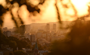 Foto: N.G / Radiosarajevo.ba / Zalazak sunca u Sarajevu
