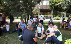 Foto: Fena / Rudari pred Vladom Federacije Bosne i Hercegovine