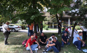 Foto: Fena / Rudari pred Vladom Federacije Bosne i Hercegovine