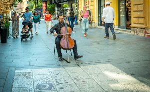 Foto: Velija Hasanbegović / Denys Karachevtsev izveo koncert na tri lokacije u Sarajevu