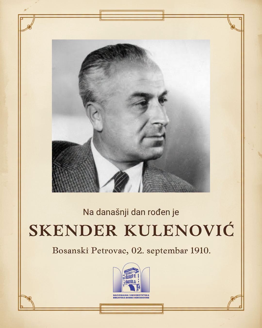 Sjećanje na velikog Skendera Kulenovića