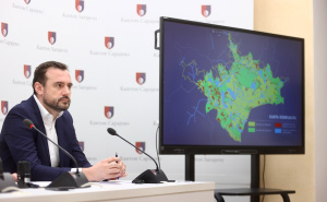 Foto: Dž.K. / Radiosarajevo.ba / Faruk Muharemović na pressu danas