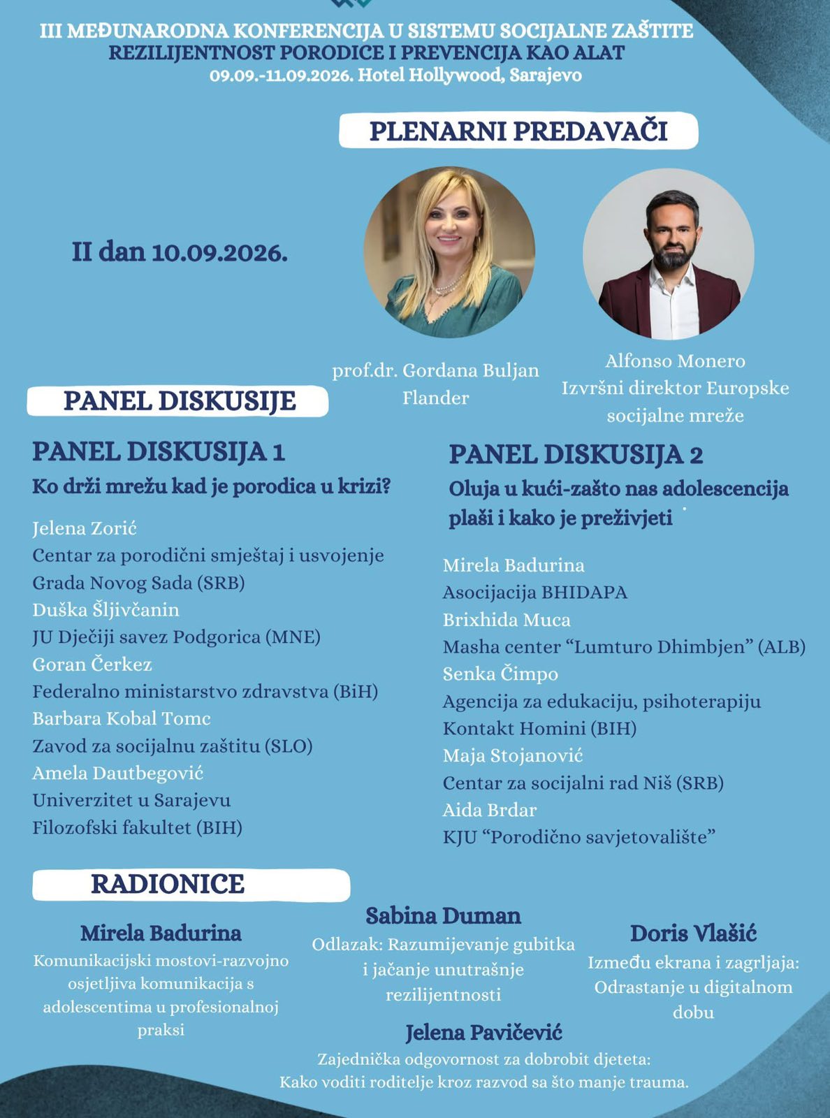 Treća međunarodna konferencija u Sarajevu