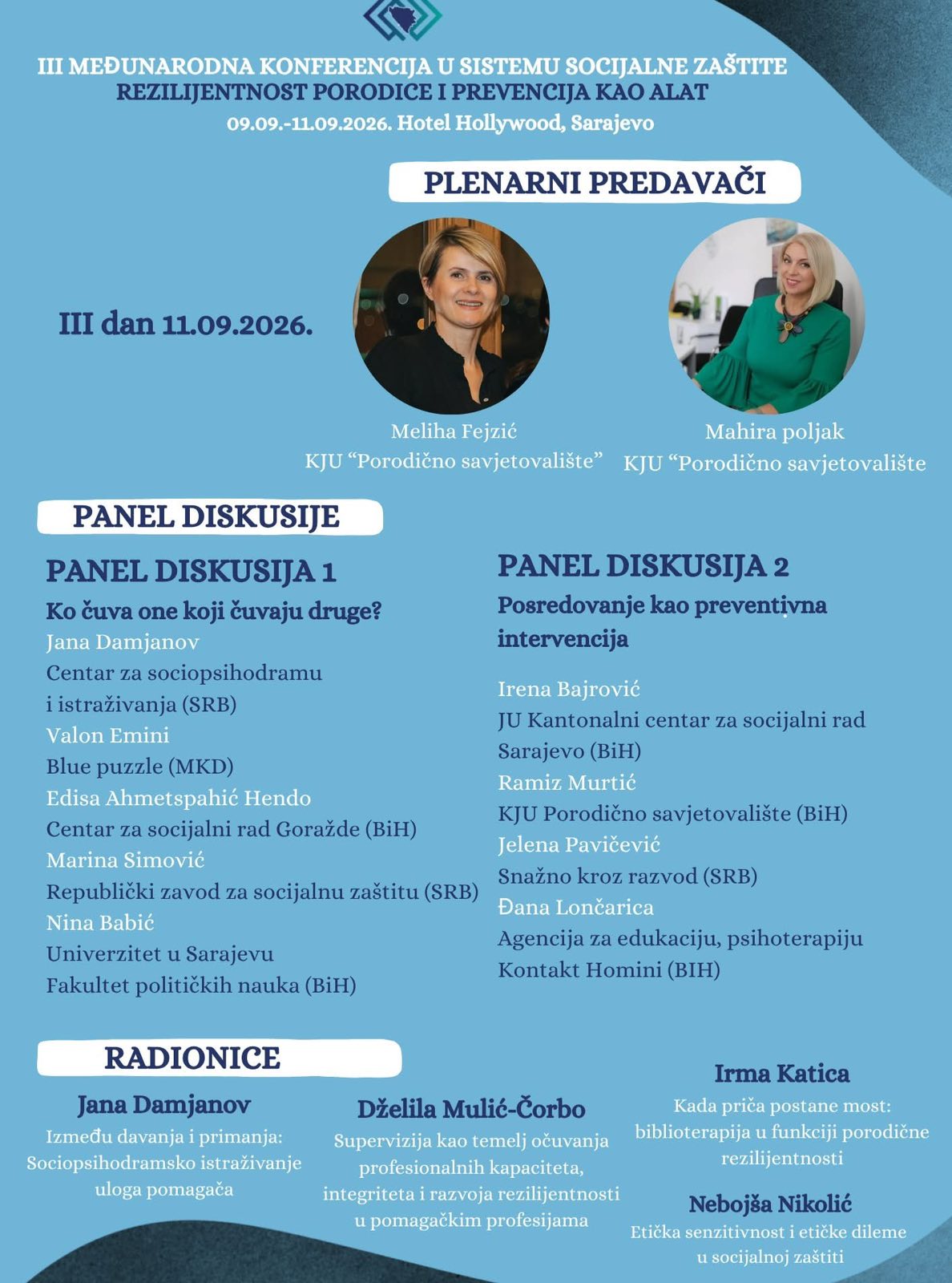 Treća međunarodna konferencija u Sarajevu