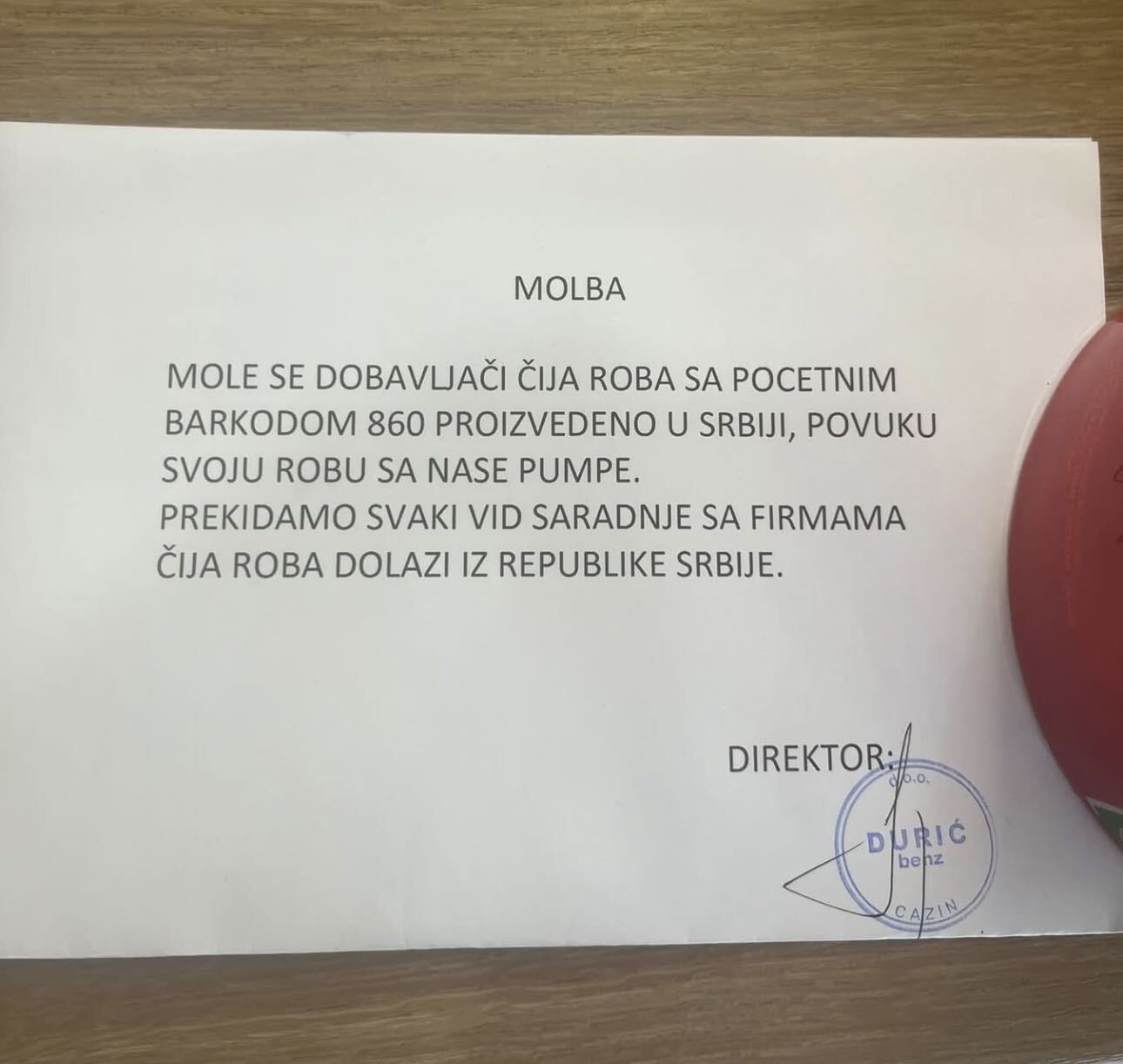 Odluka direktora