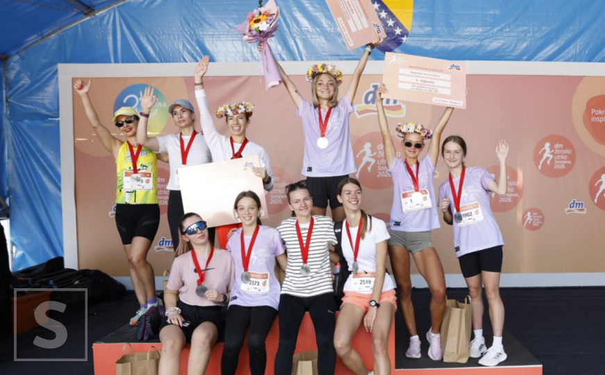 9. dm žensku utrku: Skoro 3.000 žena trčalo Sarajevom