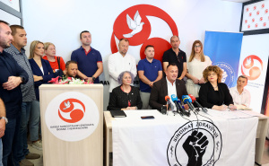 Foto: Dž. K. / Radiosarajevo.ba / Sindikat zdravstva KS