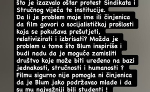 Foto: Instagram / Oglasila se Jasmila Žbanić na Instagramu