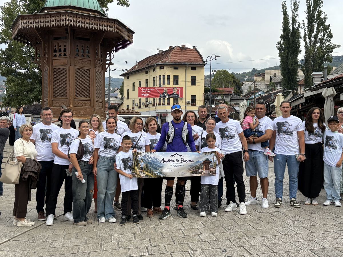 Doček Ermina na Baščaršiji