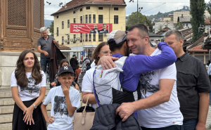 Foto: D. B. / Radiosarajevo.ba / Doček Ermina na Baščaršiji