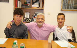 Foto: Općina Centar / Ismail Barlov i Ismail Zulfić prijem