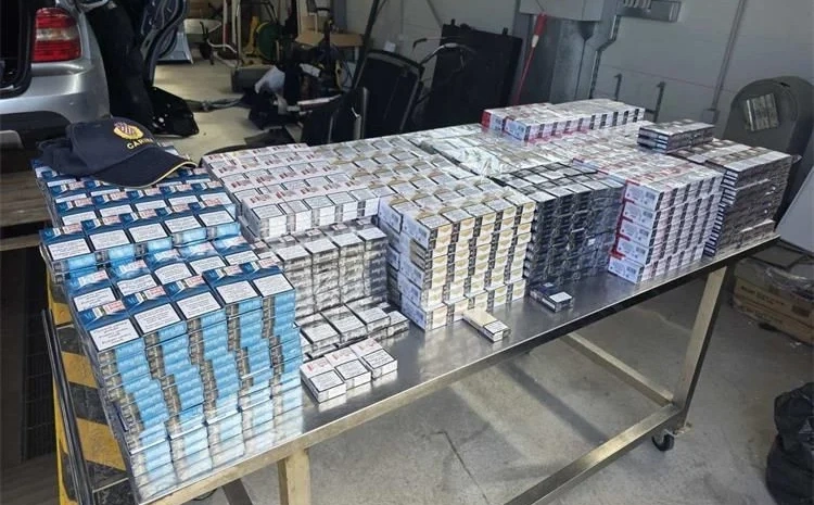 Ukupno je zaplijenjeno 42.240 cigareta