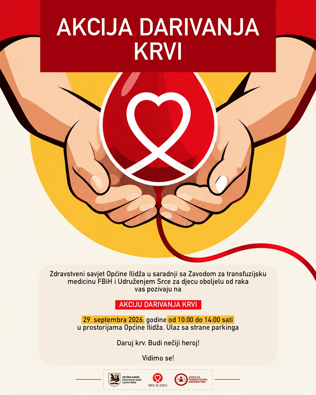 Na Ilidži akcija dobrovoljnog darivanja krvi za djecu oboljelu od raka