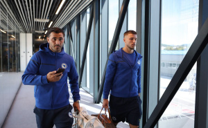 Foto: NS BiH / Sead Kolašinac i Ermedin Demirović