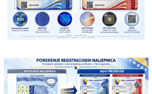 Foto: Ministarstva komunikacija i prometa BiH / Novi stickeri