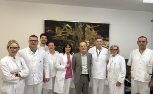 Foto: Opća bolnica Sarajevo / Dr. Senad Habibović, prof. dr. Ismet Gavrankapetanović i stručnjaci iz Opće bolnice