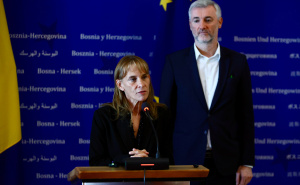 Foto: Dž. K. / Radiosarajevo.ba / Rebecca Slick Hunter i Edin Forto