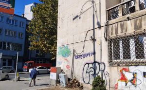 Foto: M. B. / Radiosarajevo.ba / Posječena čuven smokva u centru Sarajeva