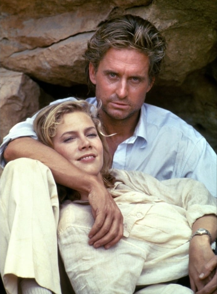Michael Douglas i Kathleen Turner