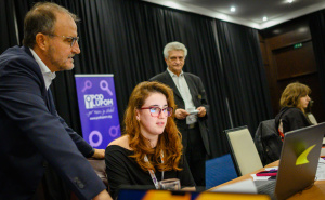 Foto: Delegacija EU u BiH / ambasador Luigi Soreca, posjetio biračka mjesta i Pozivni centar Koalicije "Pod lupom"