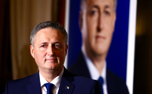 Foto: Dž.K. / Radiosarajevo.ba / Press konferencija Denisa Bećirovića
