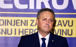 Foto: Dž.K. / Radiosarajevo.ba / Press konferencija Denisa Bećirovića