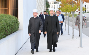 Foto: Ustupljena fotografija za portal Radiosarajevo.ba / Dr. Nevzet Porić i muftija Nedžad Grabus