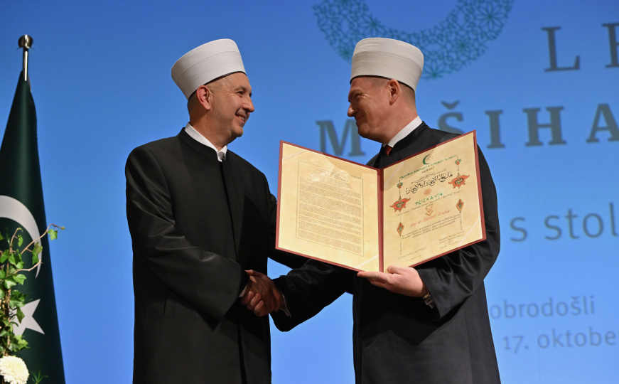 Dr. Nevzet Porić i muftija Nedžad Grabus