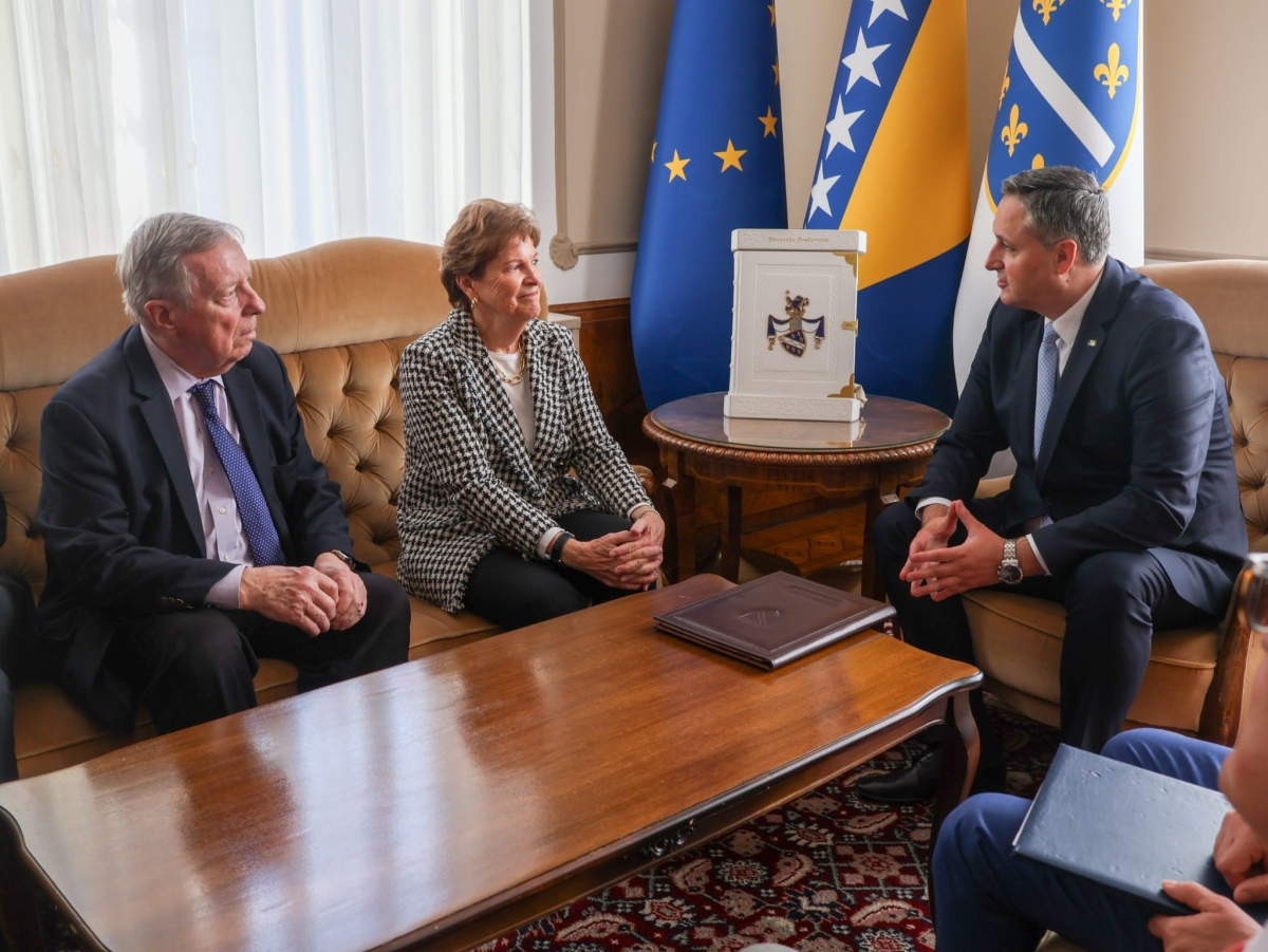 Denis Bećirović sa američkim senatorima